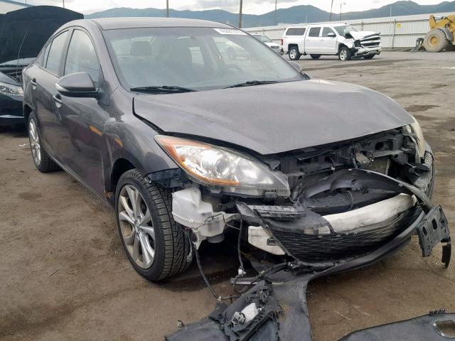 JM1BL1S53A1104427 - 2010 MAZDA 3 S GRAY photo 1