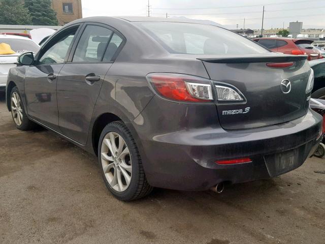 JM1BL1S53A1104427 - 2010 MAZDA 3 S GRAY photo 3