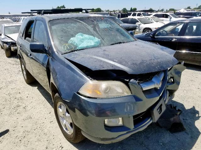 2HNYD182X6H549335 - 2006 ACURA MDX GRAY photo 1