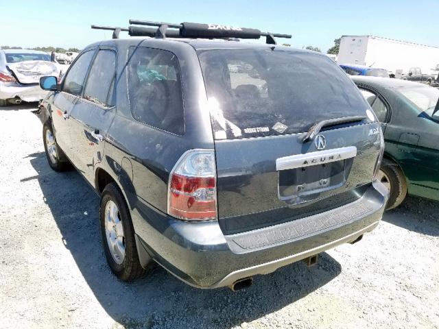 2HNYD182X6H549335 - 2006 ACURA MDX GRAY photo 3