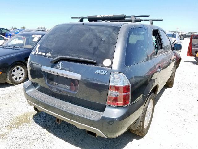 2HNYD182X6H549335 - 2006 ACURA MDX GRAY photo 4