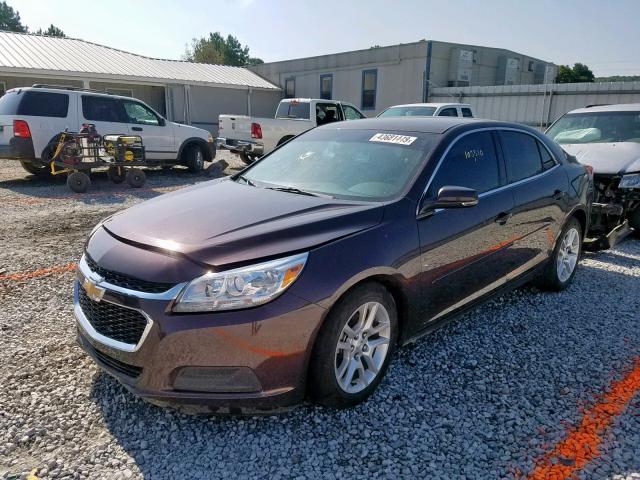1G11C5SL2FF286707 - 2015 CHEVROLET MALIBU 1LT GRAY photo 2