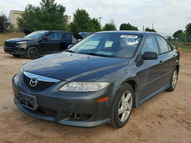 1YVFP80D035M54029 - 2003 MAZDA 6 S GRAY photo 2