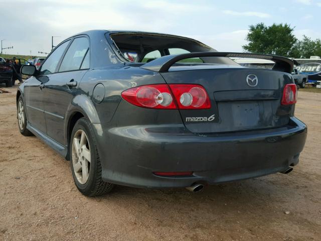 1YVFP80D035M54029 - 2003 MAZDA 6 S GRAY photo 3