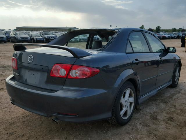 1YVFP80D035M54029 - 2003 MAZDA 6 S GRAY photo 4