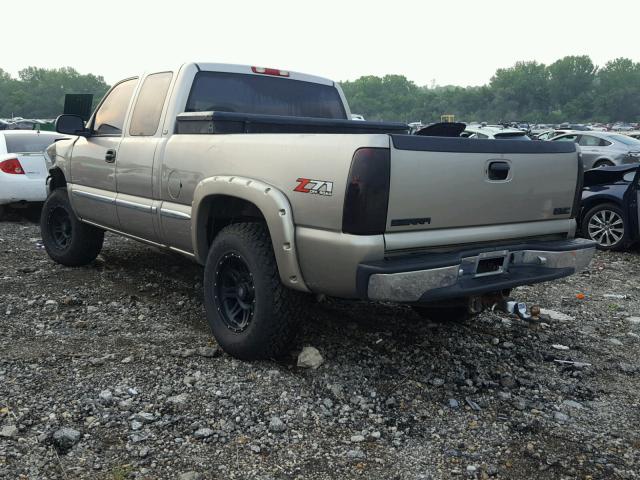 1GTEK19T41E127731 - 2001 GMC NEW SIERRA BEIGE photo 3