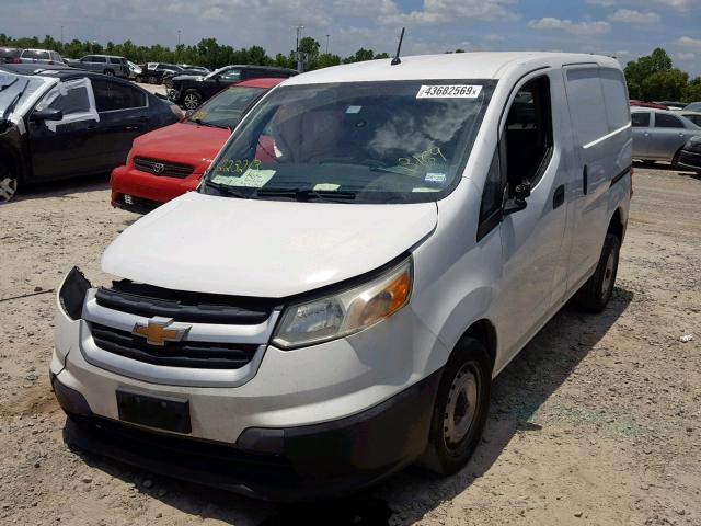 3N63M0YN9FK713169 - 2015 CHEVROLET CITY EXPRE WHITE photo 2