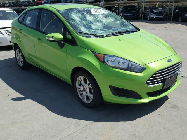 3FADP4BJ2EM233513 - 2014 FORD FIESTA SE GREEN photo 1