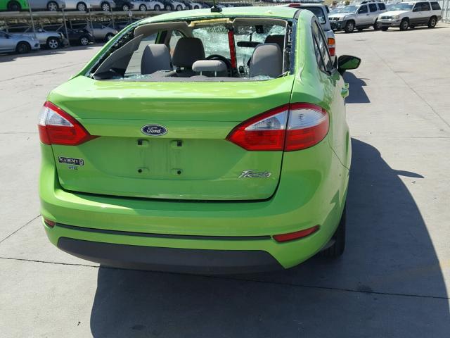 3FADP4BJ2EM233513 - 2014 FORD FIESTA SE GREEN photo 9