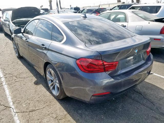 WBA4J1C50JBG77342 - 2018 BMW 430I GRAN GRAY photo 3