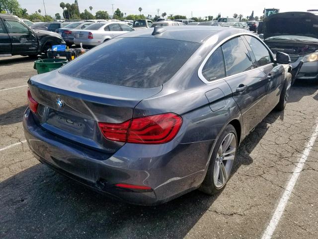 WBA4J1C50JBG77342 - 2018 BMW 430I GRAN GRAY photo 4