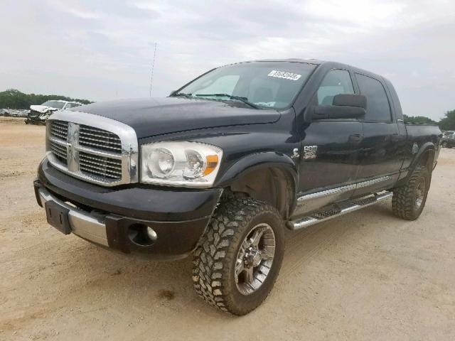 3D7KS29C17G750613 - 2007 DODGE RAM 2500 BLACK photo 2