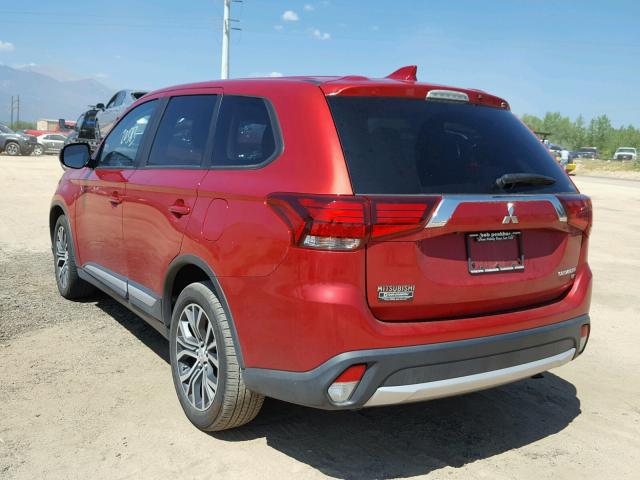 JA4AZ3A39HZ039935 - 2017 MITSUBISHI OUTLANDER RED photo 3