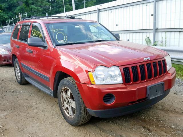 1J4GR48K55C536301 - 2005 JEEP GRAND CHER RED photo 1