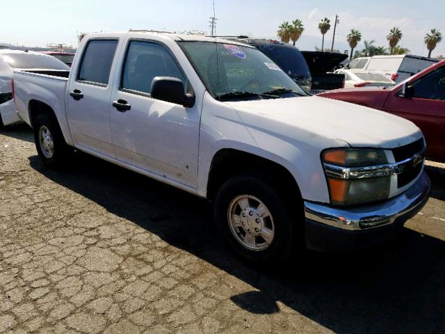 1GCCS138268271182 - 2006 CHEVROLET COLORADO WHITE photo 1