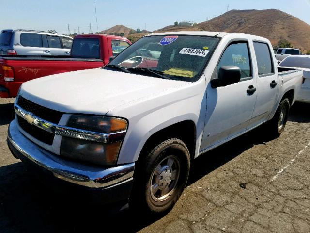 1GCCS138268271182 - 2006 CHEVROLET COLORADO WHITE photo 2