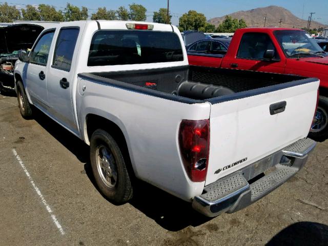 1GCCS138268271182 - 2006 CHEVROLET COLORADO WHITE photo 3