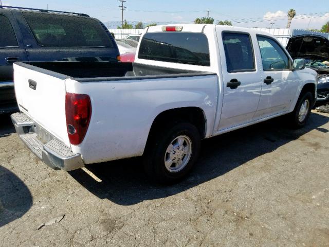 1GCCS138268271182 - 2006 CHEVROLET COLORADO WHITE photo 4