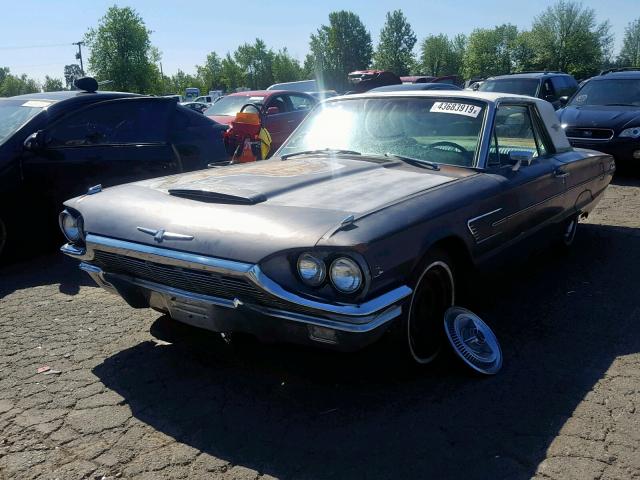 5Y83Z120556 - 1965 FORD THUNDERBIR BLUE photo 2