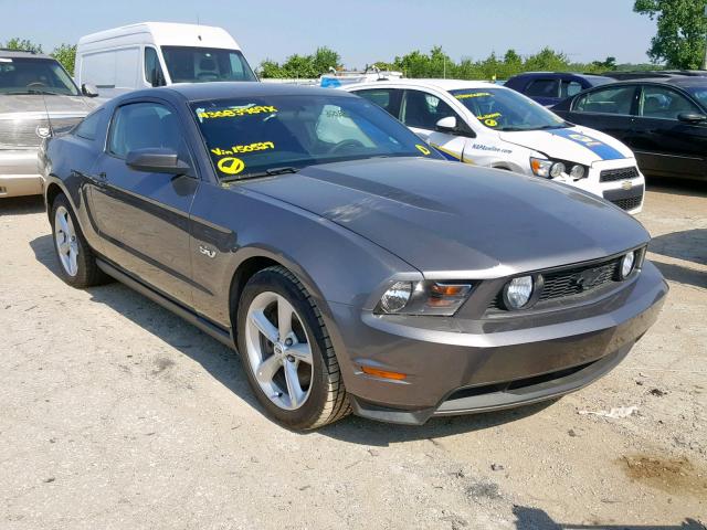 1ZVBP8CF1B5150527 - 2011 FORD MUSTANG GT GRAY photo 1