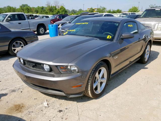 1ZVBP8CF1B5150527 - 2011 FORD MUSTANG GT GRAY photo 2