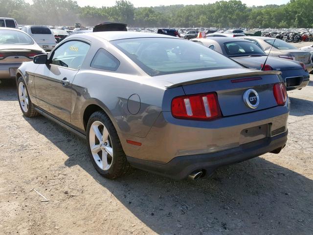 1ZVBP8CF1B5150527 - 2011 FORD MUSTANG GT GRAY photo 3