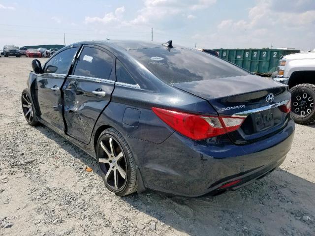 5NPEC4AC9BH185376 - 2011 HYUNDAI SONATA SE CHARCOAL photo 3