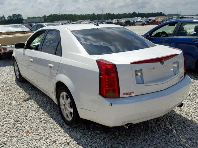 1G6DP577160197933 - 2006 CADILLAC CTS HI FEA WHITE photo 3