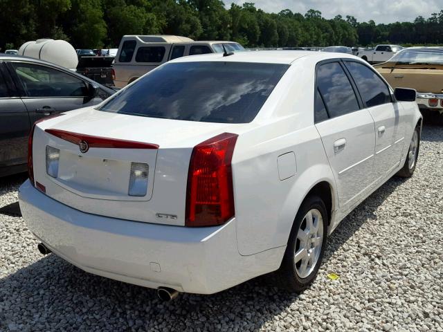 1G6DP577160197933 - 2006 CADILLAC CTS HI FEA WHITE photo 4