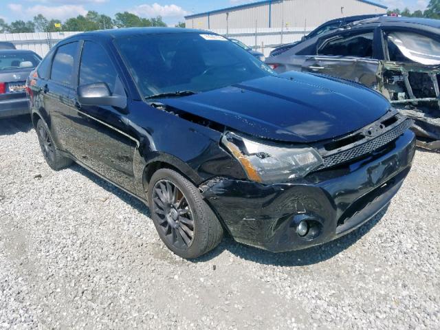 1FAHP3GN7AW257596 - 2010 FORD FOCUS SES BLACK photo 1