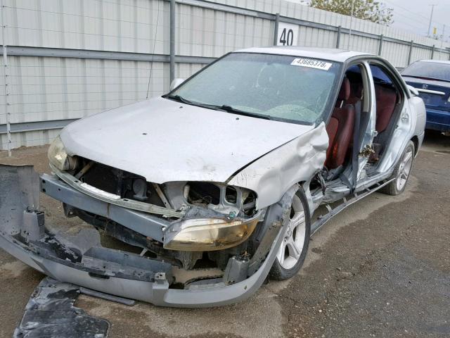 3N1AB51D72L706727 - 2002 NISSAN SENTRA SE- SILVER photo 2