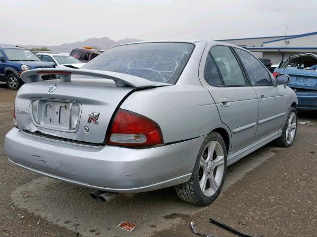 3N1AB51D72L706727 - 2002 NISSAN SENTRA SE- SILVER photo 4