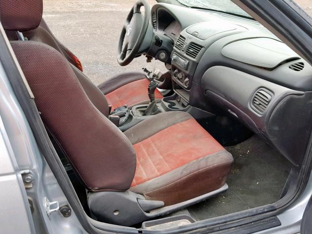 3N1AB51D72L706727 - 2002 NISSAN SENTRA SE- SILVER photo 5