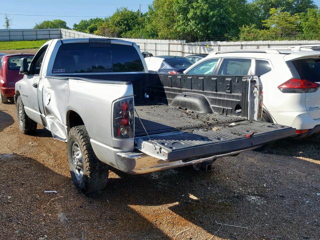 3D7KR26C56G226184 - 2006 DODGE RAM 2500 S Gümüş foto 3