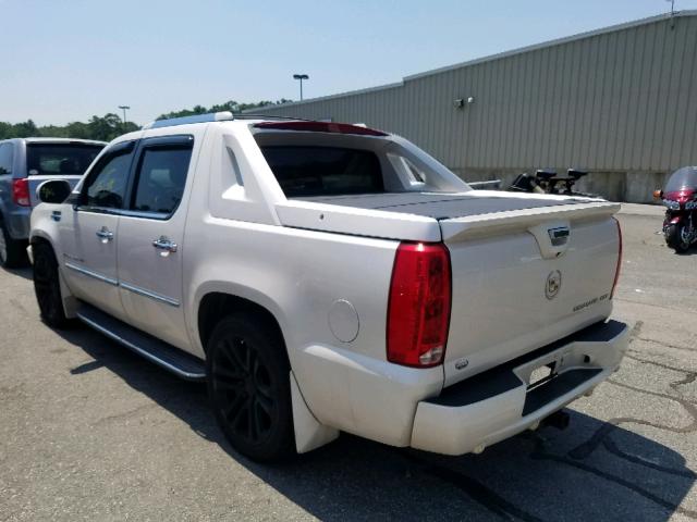 3GYFK62887G149587 - 2007 CADILLAC ESCALADE E WHITE photo 3