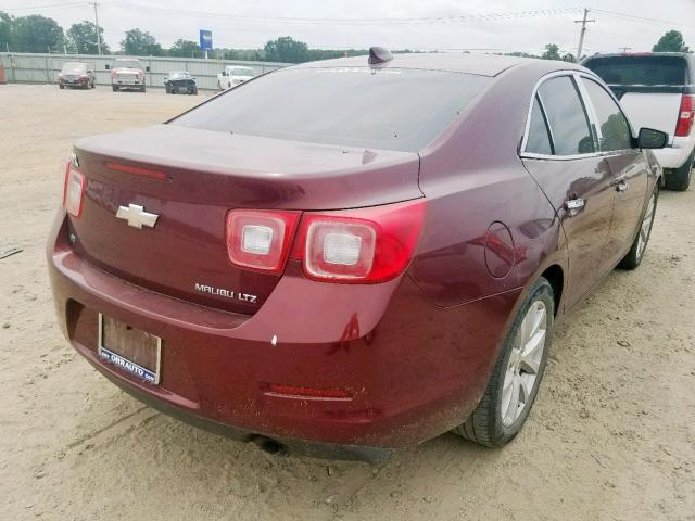 1G11F5SL2FF176411 - 2015 CHEVROLET MALIBU LTZ ბურგუნდია ფოტო 4
