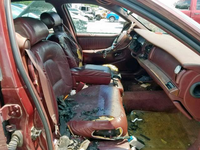 1G4CW52K9X4638799 - 1999 BUICK PARK AVENU BURGUNDY photo 5