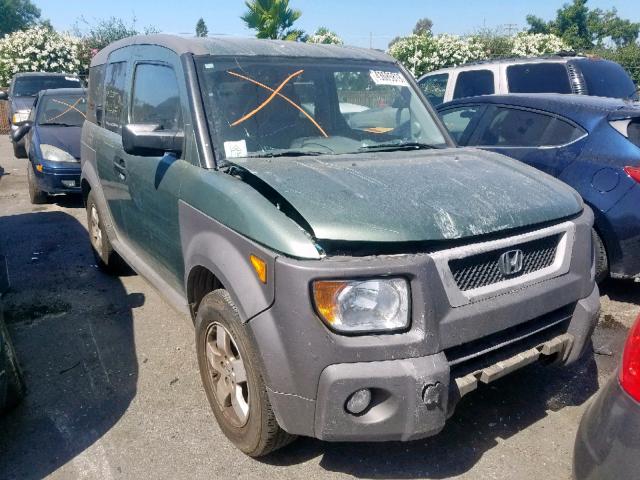 5J6YH28615L007684 - 2005 HONDA ELEMENT EX GREEN photo 1