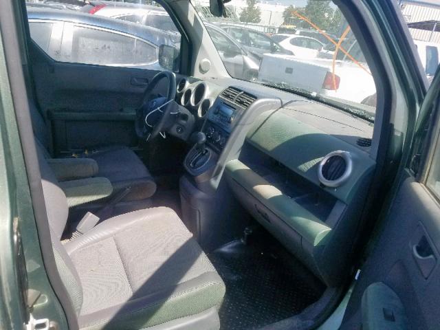 5J6YH28615L007684 - 2005 HONDA ELEMENT EX GREEN photo 5