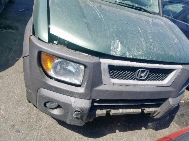 5J6YH28615L007684 - 2005 HONDA ELEMENT EX GREEN photo 9