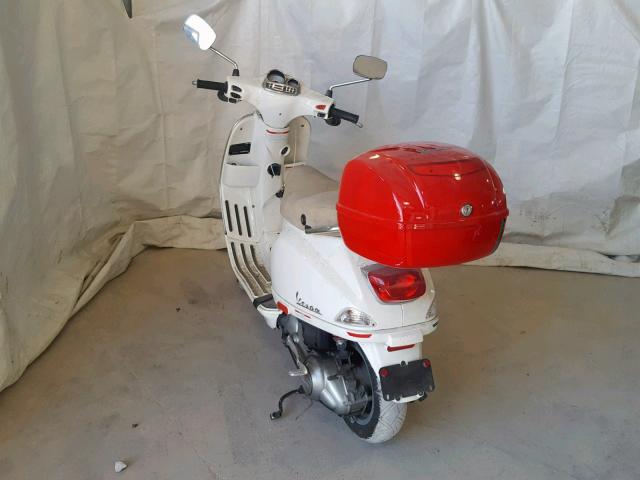 ZAPM448F795601863 - 2009 VESPA LX 150 WHITE photo 3