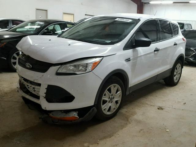 1FMCU0F79EUC29990 - 2014 FORD ESCAPE S WHITE photo 2