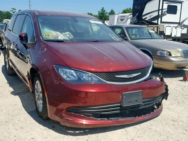 2C4RC1CG0JR101379 - 2018 CHRYSLER PACIFICA L BURGUNDY photo 1