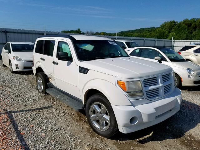 1D8GT58K07W548968 - 2007 DODGE NITRO SLT WHITE photo 1