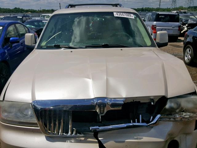 5LMEU68H15ZJ23924 - 2005 LINCOLN AVIATOR CREAM photo 7