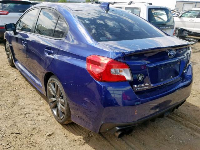 JF1VA1J67H9807575 - 2017 SUBARU WRX LIMITE BLUE photo 3