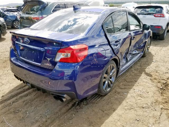 JF1VA1J67H9807575 - 2017 SUBARU WRX LIMITE BLUE photo 4