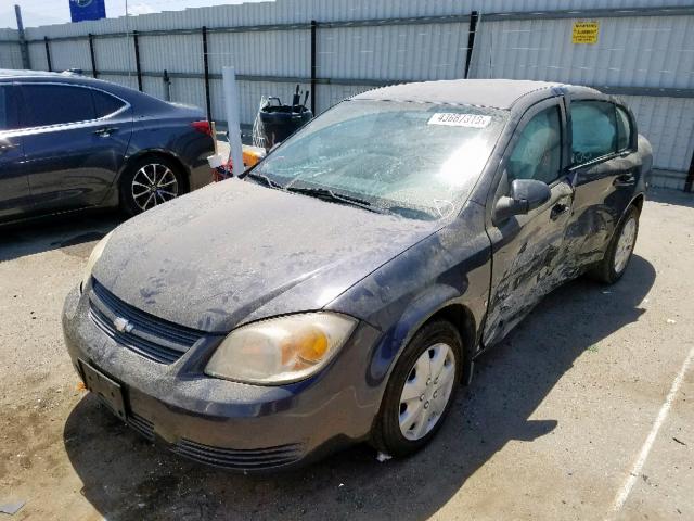 1G1AL58F887229765 - 2008 CHEVROLET COBALT LT BLACK photo 2