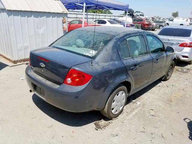 1G1AL58F887229765 - 2008 CHEVROLET COBALT LT BLACK photo 4