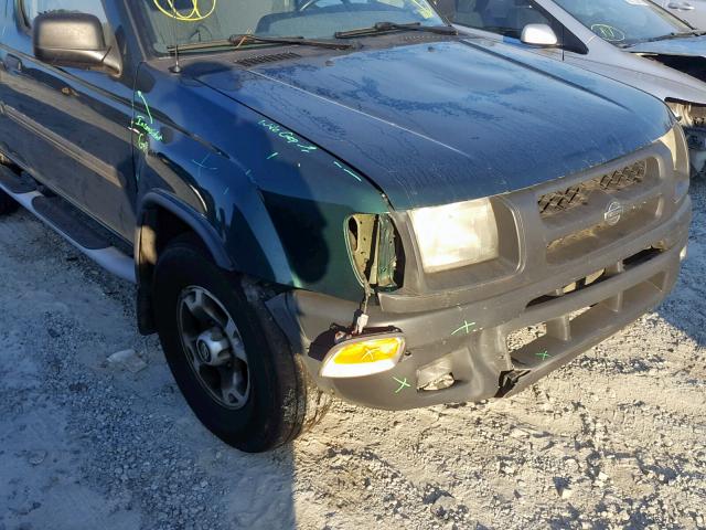 5N1ED28T91C595124 - 2001 NISSAN XTERRA XE GREEN photo 9